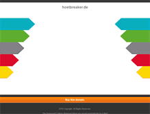 Tablet Screenshot of hostbreaker.de